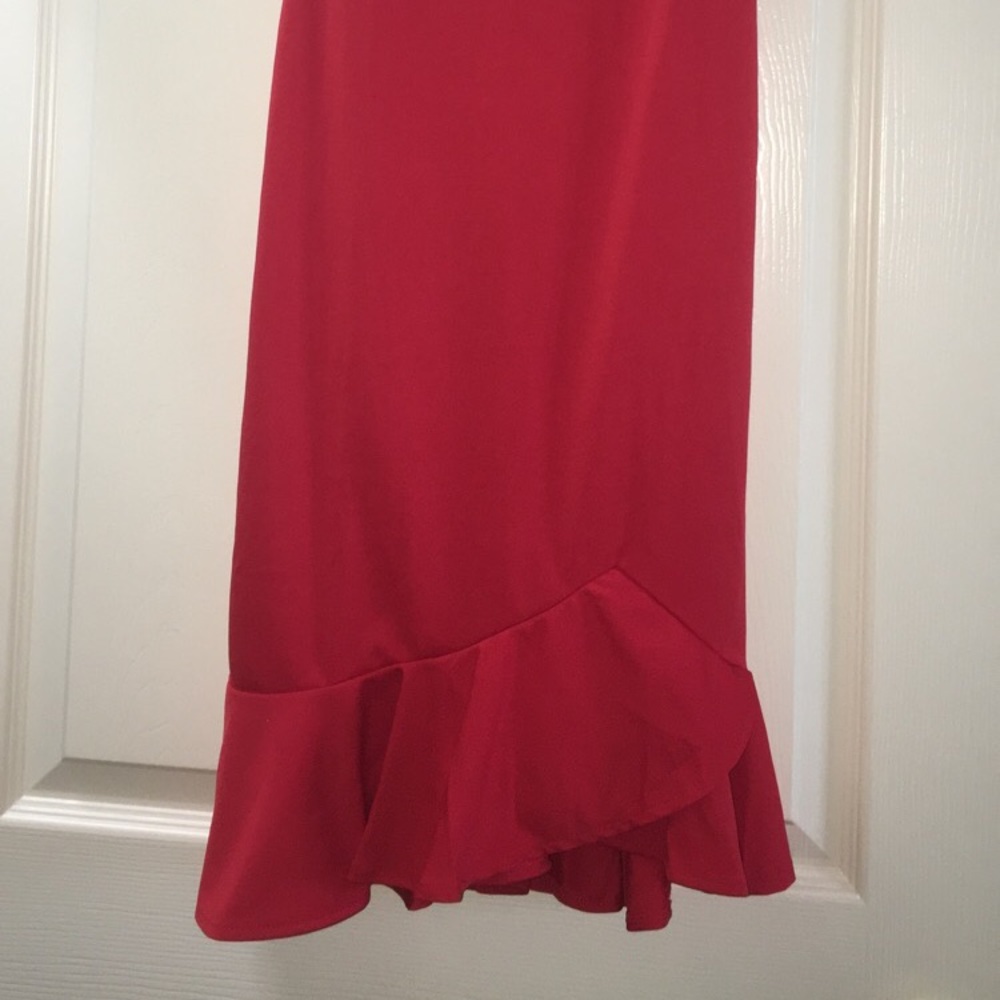 Red dress
